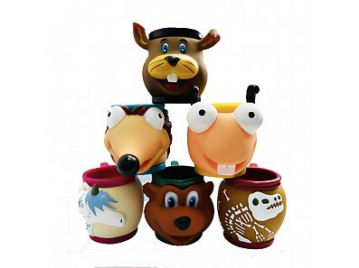 Customization Quality 3D Figure Design Cartoon Plastic Drinking Cups For Kids