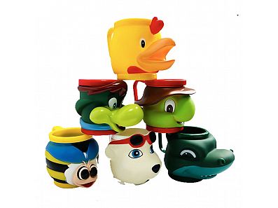 Custom Cute 3d Cartoon Plastic Mug Cups