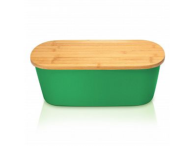 Modern Bread Storage Box Color Coated Carbon Steel with Bamboo Lid Vintage Oval White Storage Boxes & Bins Food Container