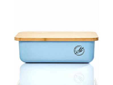 New Portable Eco-friendly Custom Logo Bamboo Fiber Bread Lunch Box With Bamboo Lid