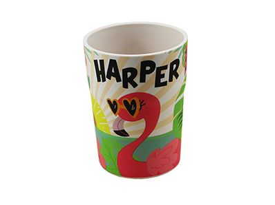 RPET Plastic Eco Friendly Kids Drinking Cup Milk Cup