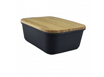 Eco dishwasher safe customized bamboo fiber lunch box seal with bamboo lid